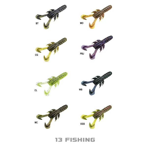 13 Fishing Ninja Craw Creature 7 cm Softbait