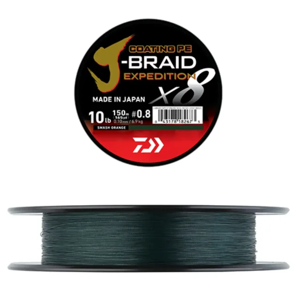 Daiwa J-Braid X8 Expedition Fletline Meterml