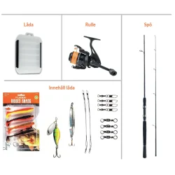 Fladen Ready To Fish Wide Range 8 Fod 10-40 Gr Fiskes�t M/Tilbeh�r
