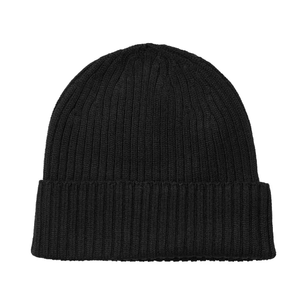 MJM Beanie 100% Merinould Black Hue  