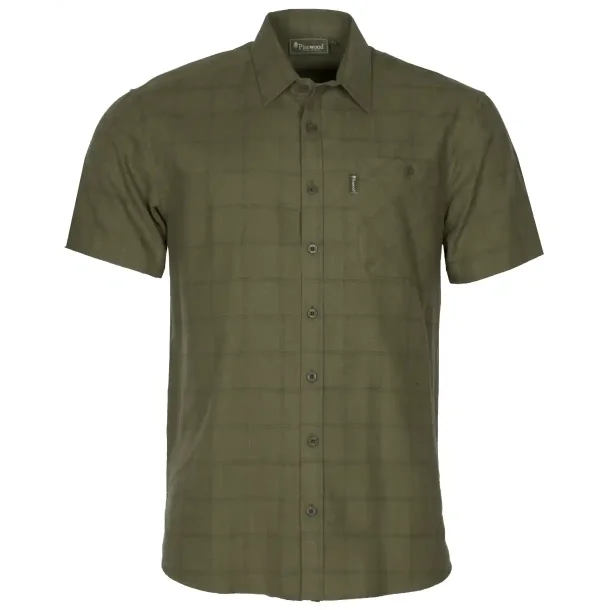 Pinewood V&auml;rnamo Hemp Herre Skjorte Green