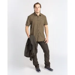 Pinewood V&auml;rnamo Hemp Herre Skjorte Green