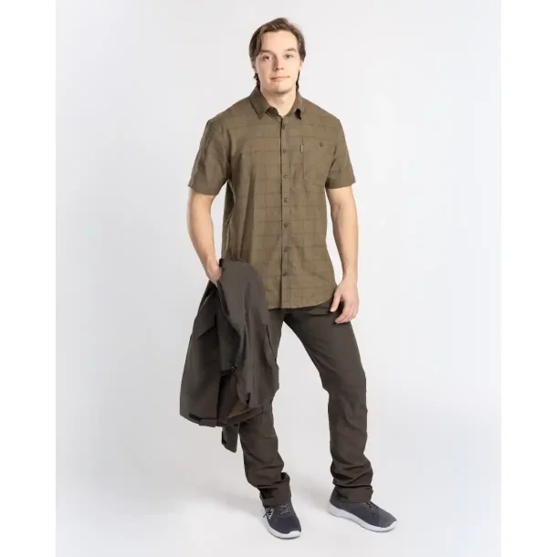 Pinewood V&auml;rnamo Hemp Herre Skjorte Green