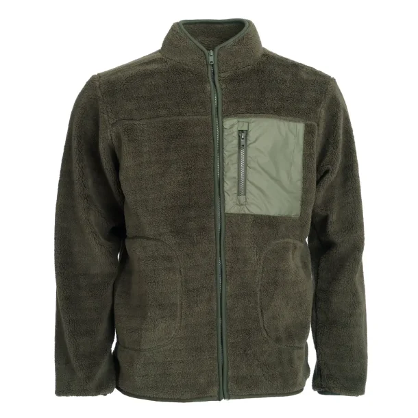 Roberto Bloom Sherpa Teddy Fleece Herre Dusty Green