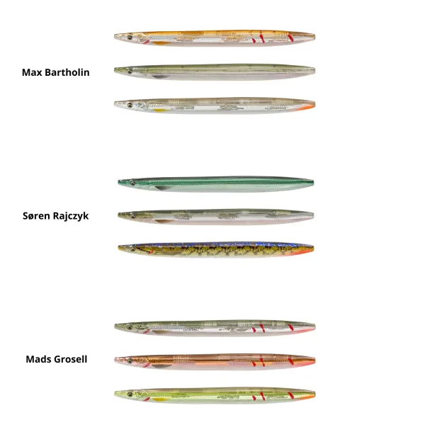 Savage Gear 3D Line Thru Sandeel Signature Kits 3-Pak