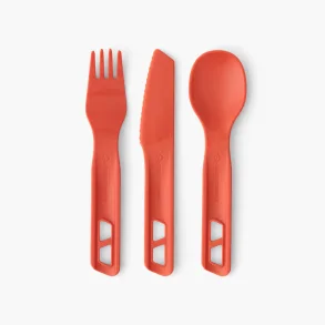 Sea to Summit Passage Cutlery Set - 3pc Orange Spicy