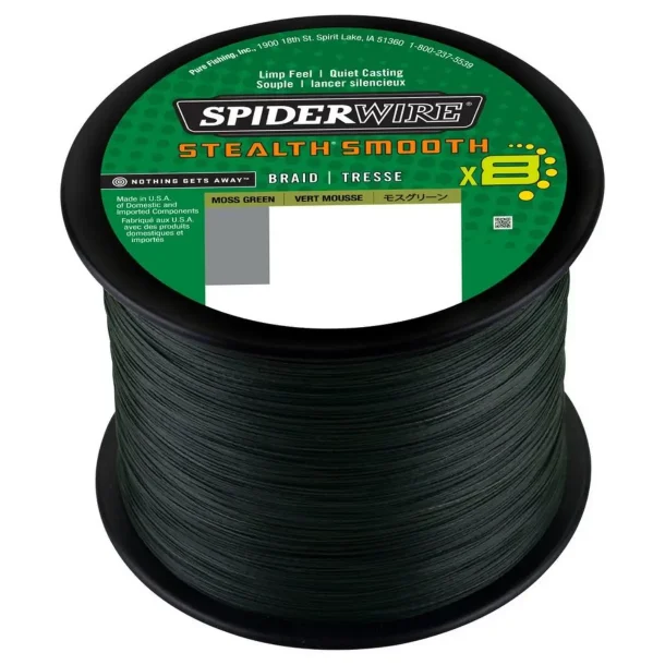Spiderwire Stealth Smooth 8 Fletline Moss Green Pspoling