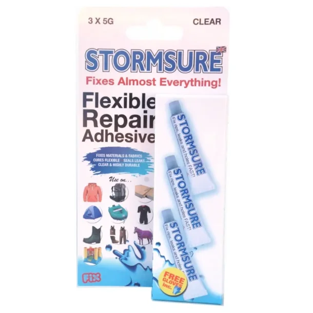 Stormsure Clear Glue 3 x 5 Gram Lim