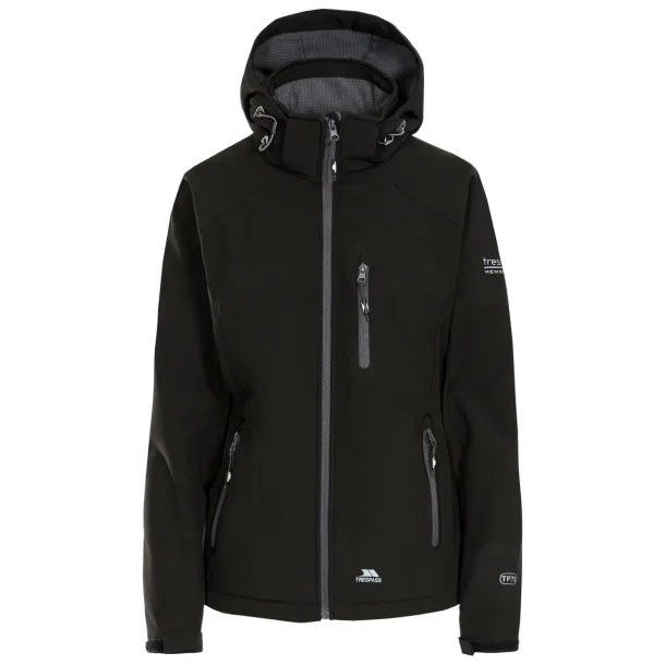 Trespass Bela II Softshell Jakke Dame Sort 