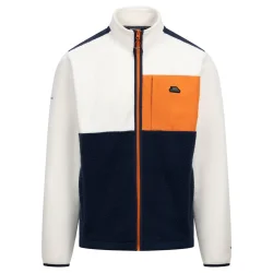 Trespass Hamish Full Zip Fleece Herre Off White 