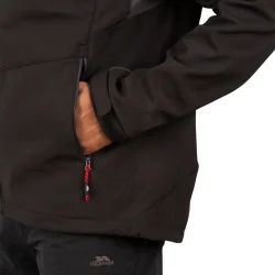 Trespass Marlon Softshell Herre Jakke Sort