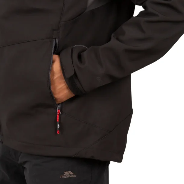 Trespass Marlon Softshell Herre Jakke Sort
