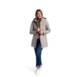 Trespass Pavlina Vandt�t Dame Jakke Oat Milk