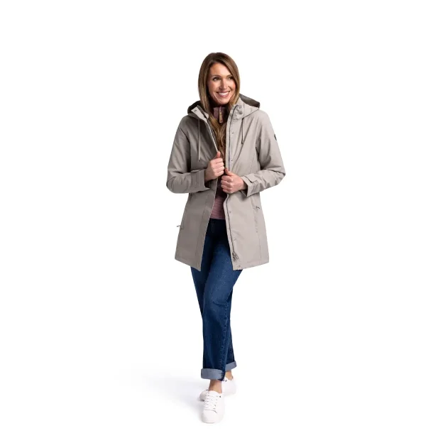 Trespass Pavlina Vandt�t Dame Jakke Oat Milk