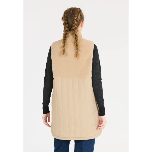 Weather Report Vetlanda W Teddy Quilt Dame Vest