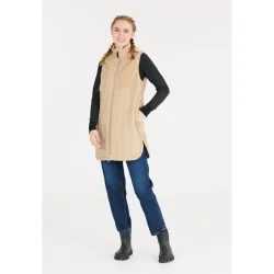 Weather Report Vetlanda W Teddy Quilt Dame Vest