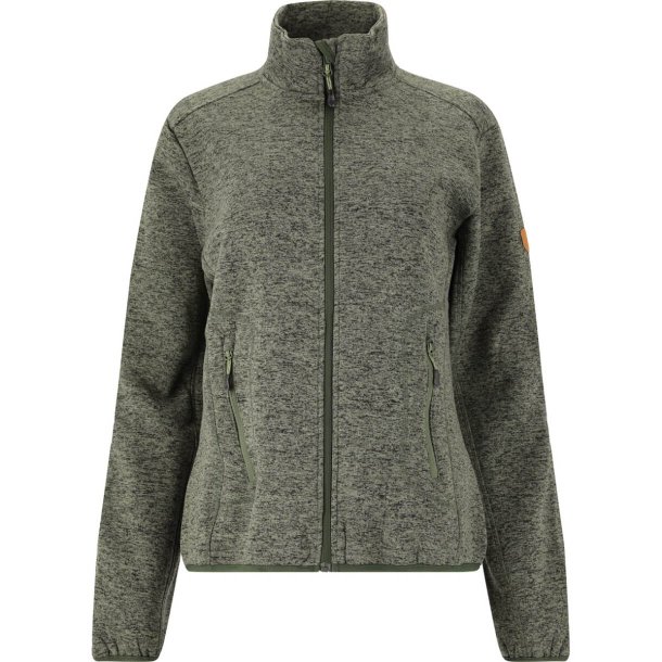 Whistler Samani Melange Dame Fleecetrøje Agave Green