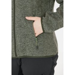 Whistler Samani Melange Dame Fleecetrøje Agave Green