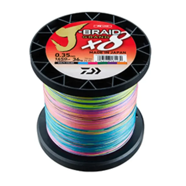 Daiwa J-Braid X8 Multi color Fletline Metermål