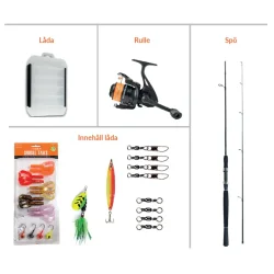 Fladen Ready To Fish Standart 7 Fod 7-25 Gr Fiskes�t M/Tilbeh�r