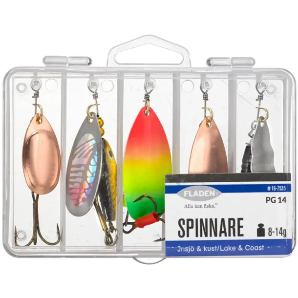 Fladen Spinnersortiment 8-14 Gr 5-pak 