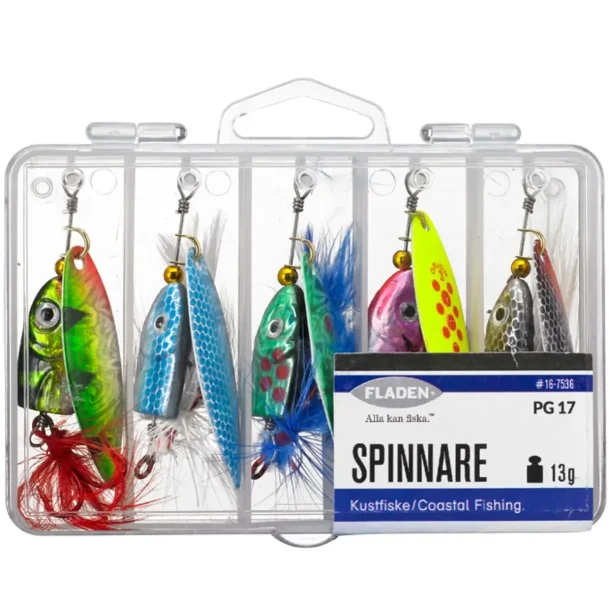 Fladen 13 G Spinnersortiment 5-Pak