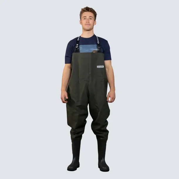 Ocean Original PVC Waders Dark Olive