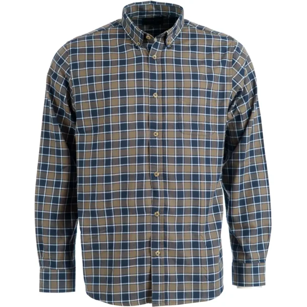 Roberto Seneko Flannel Herre skjorte Navy/Olive