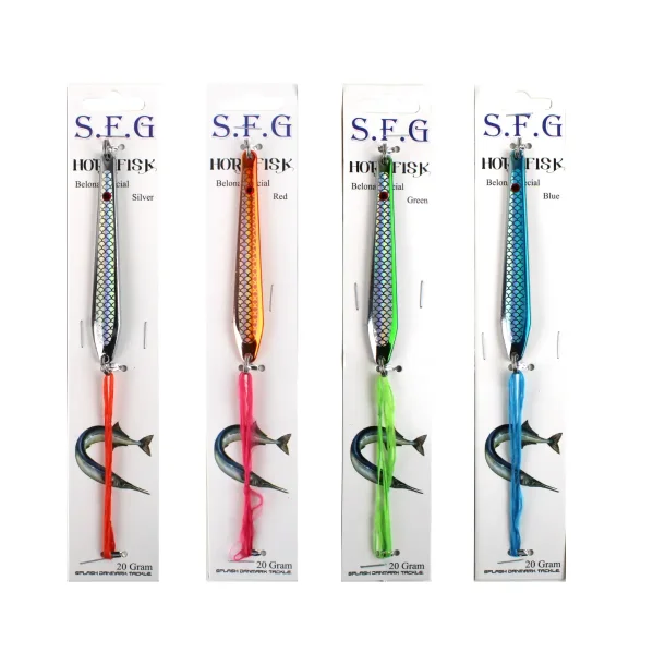 SFG Hornfiskeblink Med Silketr�d 20 Gram