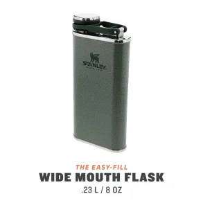 Stanley Classic Flask 0,23L Lommel�rke Hammertone Green