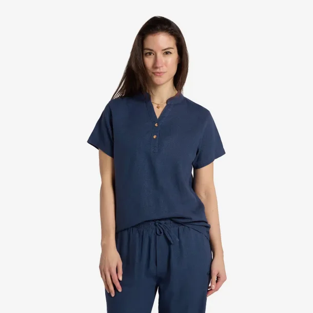 Tuxer Abigail H�r Bluse Dame Navy Blue