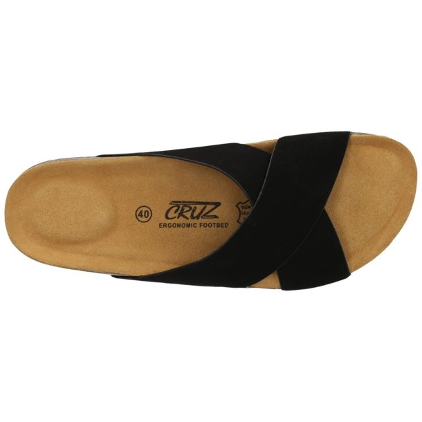 Cruz Musoni Dame Cork Sandal Black