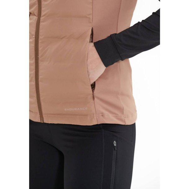 Endurance Reitta W Hot Fused Hybrid Vest Dame Beaver Fur