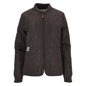 Weather Report Piper W Quilted Damejakke Shale Mud