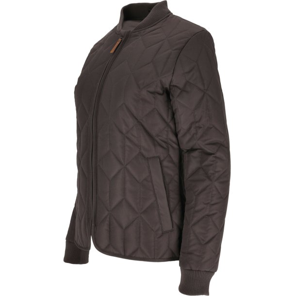 Weather Report Piper W Quilted Damejakke Shale Mud