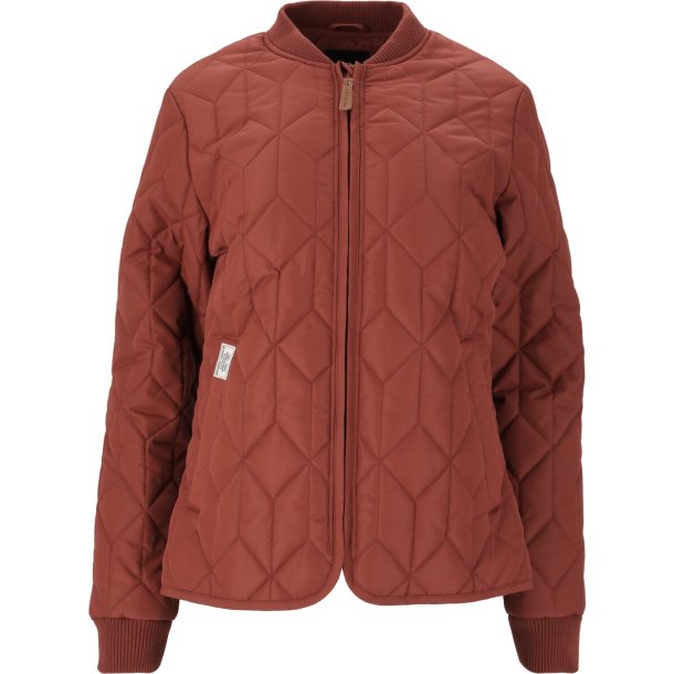 Weather Report Piper W Quilted Damejakke Henna